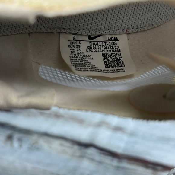 Nike Women’s Ace Summerlite White/Black Size-8 ( DA4117-108 ) - Picture 9 of 9